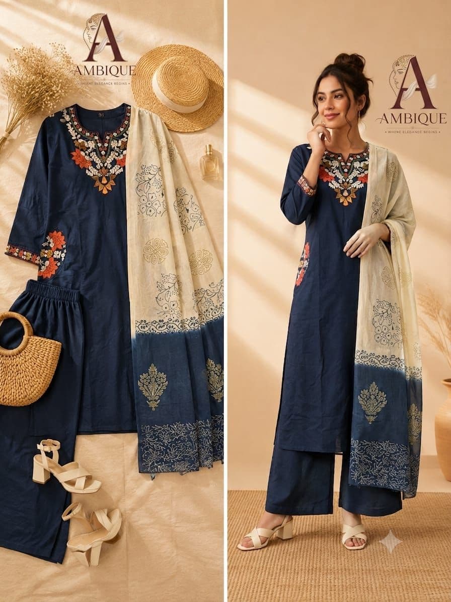 3 piece kurti set